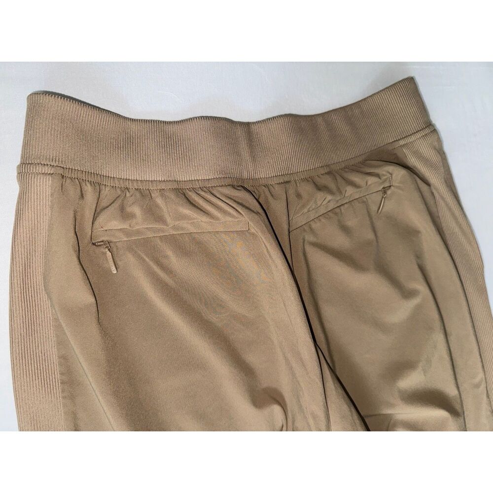Athleta Brooklyn Ankle Pant | Tan Ribbed Side Panel | Size 6P - Picture 4 of 8